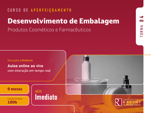 Desenvolvimento de Embalagem - Produtos Cosméticos e Farmacêuticos