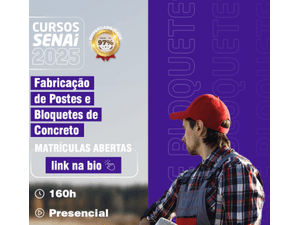 Fabricação de Postes e Bloquetes de Concreto